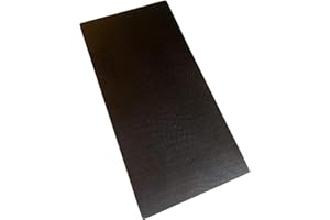 Colchonete Eva Tapete Yoga Exercícios 100cm x 50cm x 10mm Preto