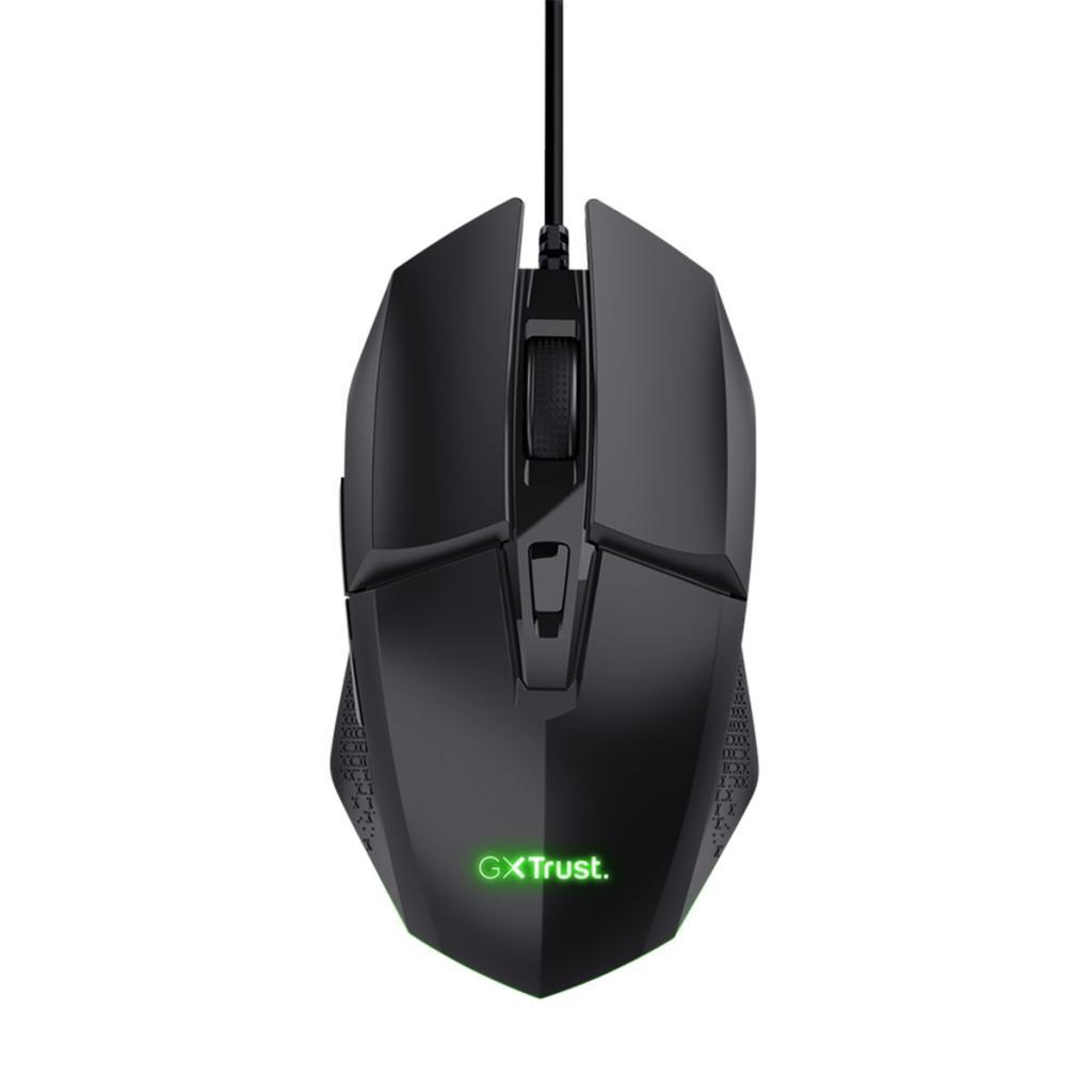 MOUSE GAMER FELOX COM ILUMINACAO EM LED GXT 109 PRETO TRUST 25036