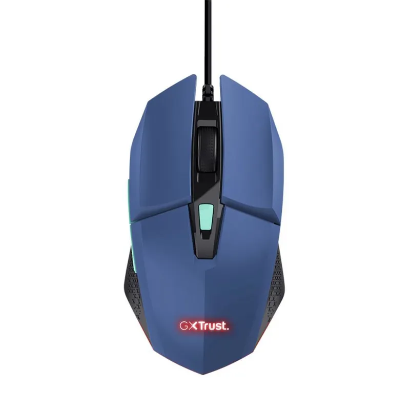 MOUSE GAMER FELOX COM ILUMINACAO EM LED GXT 109B AZUL TRUST 25067
