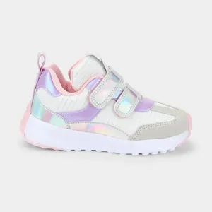 Tênis Infantil Bibi Jogging Kids Branco com Lilás 33