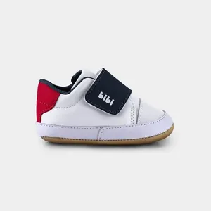 Tênis Infantil Bibi Afeto Joy II Branco e Azul com Tira 19
