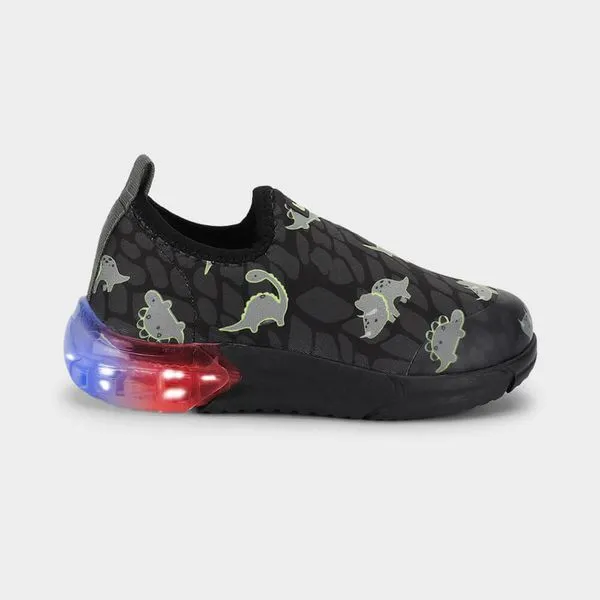 Tênis Infantil Bibi Space Preto de Dino 26