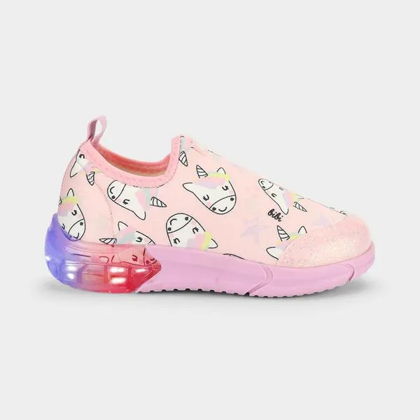 Tênis Infantil Bibi Space Rosa de Unicórnios 23