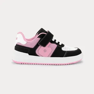 Tênis Infantil Bibi B College Preto com Rosa 35