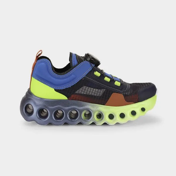 Tênis Infantil Bibi Roller Sport Preto Azul com Verde 34