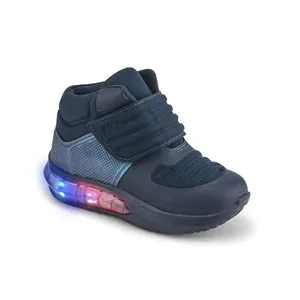 Bota Infantil de Luz Azul com Velcro Bibi Space Wave 3.0 28