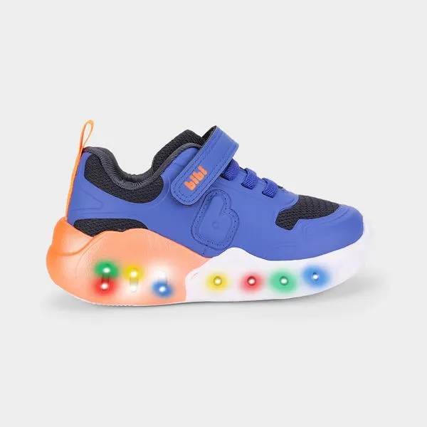 Tênis Infantil Bibi Fun Light Azul com Laranja 29