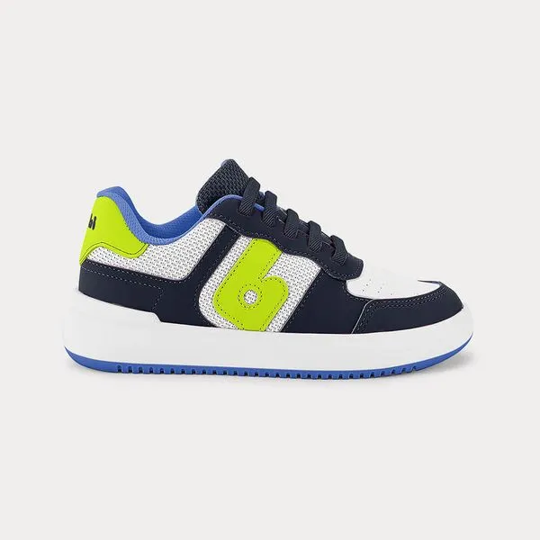 Tênis Infantil Bibi B College Azul Marinho com Verde 29