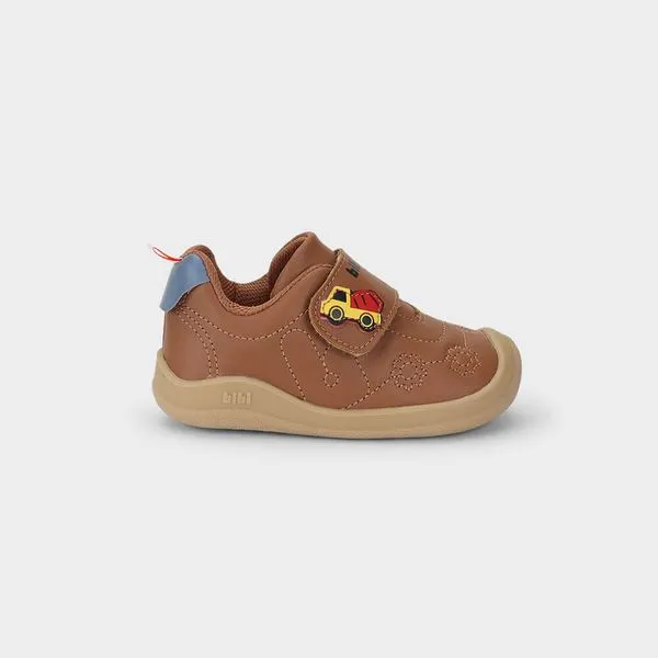 Tênis Infantil Bibi Fisioflex 5.0 Marrom de Caminhão 23