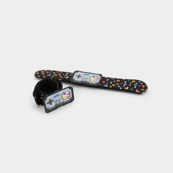 Pulseira Infantil Bibi Preta de Videogame 16