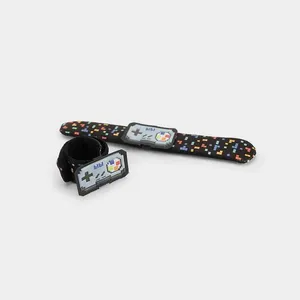 Pulseira Infantil Bibi Preta de Videogame 16