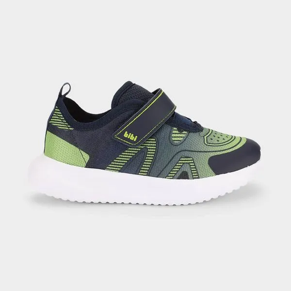 Tênis Infantil Bibi Flash Azul com Verde 25