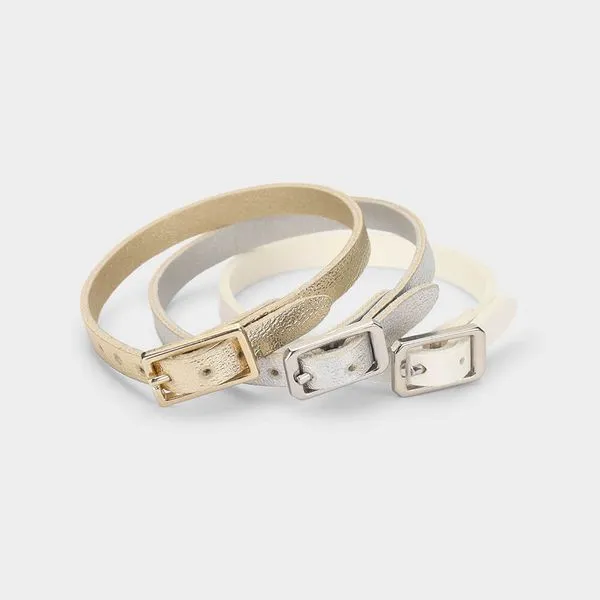 Kit de Pulseiras Metalizadas Infantis Bibi 16