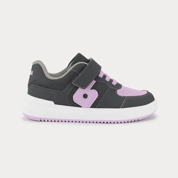 Tênis Infantil Bibi B College Cinza com Rosa 31