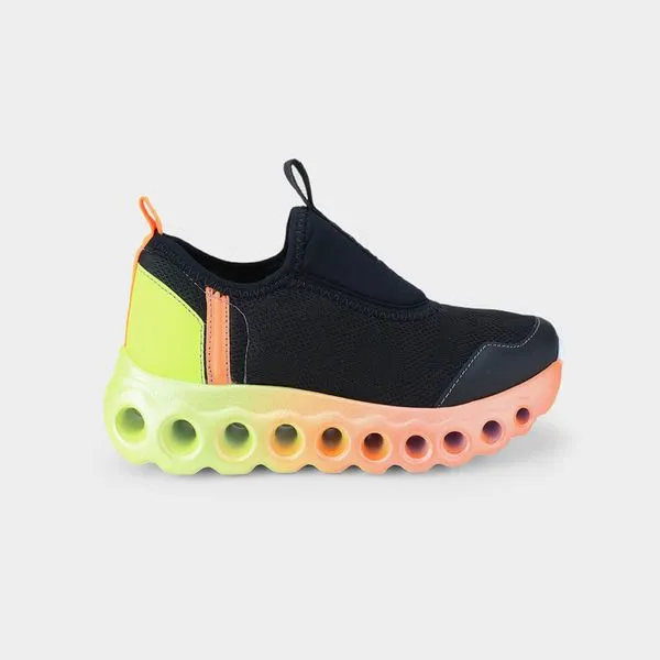 Tênis Infantil Bibi Roller Sport Preto com Laranja 29