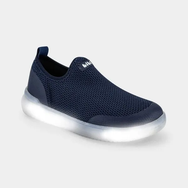 Tênis Infantil de Luz Bibi Boom Azul Marinho 33