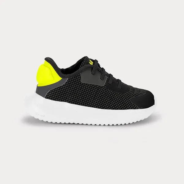 Tênis Infantil Bibi Flash Preto com Amarelo 27