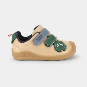 Tênis Infantil Bibi Fisioflex 5.0 Bege com Verde 20