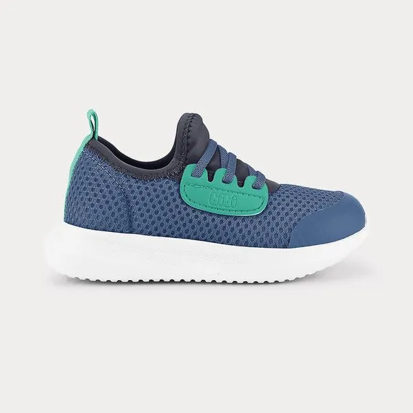 Tênis Infantil Bibi Flash Azul com Branco 19