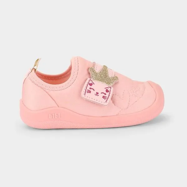 Tênis Infantil Bibi Fisioflex 5.0 Rosa de Gatinho 23