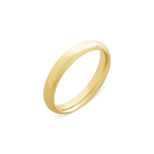 Aliança de Casamento em Ouro - 4mm perfil Tubular