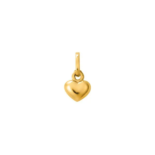 Pingente em Ouro Amarelo 18k - Formato Coração