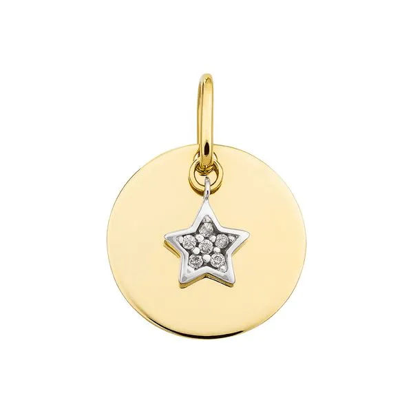 Pingente em Ouro e Diamante