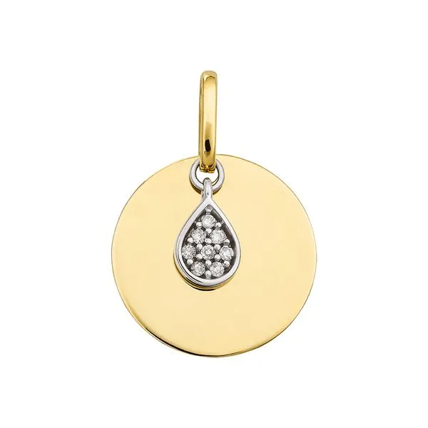 Pingente em Ouro e Diamante