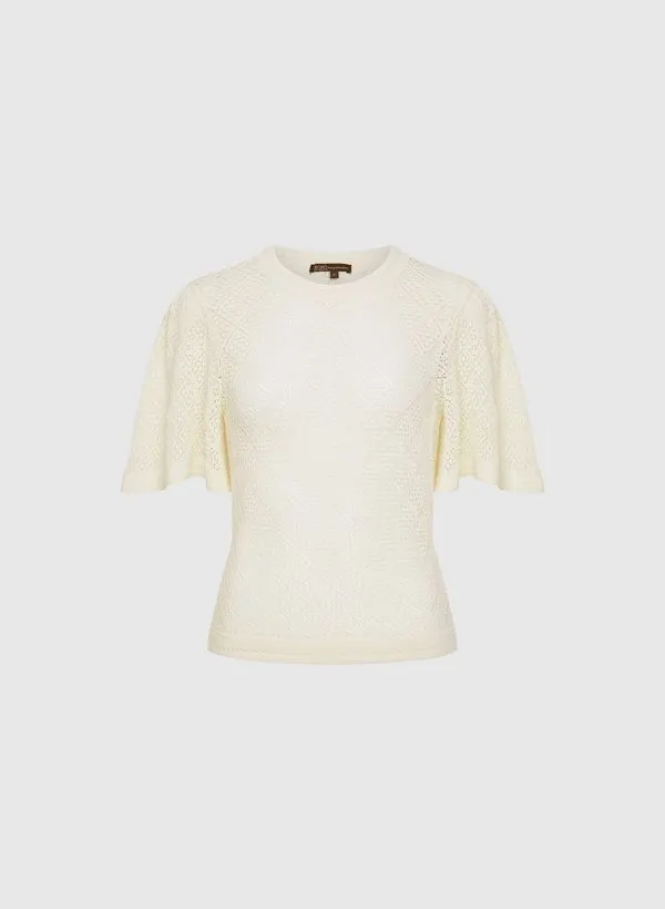 Blusa Jimena Off Tricot Bo.Bô Feminina P