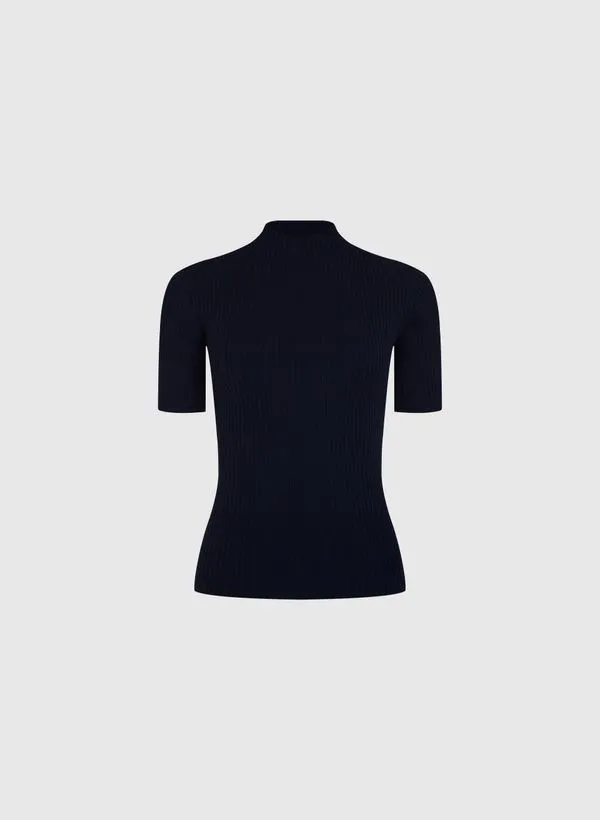 Blusa Romena Marinho Tricot Bo.Bô Feminina M
