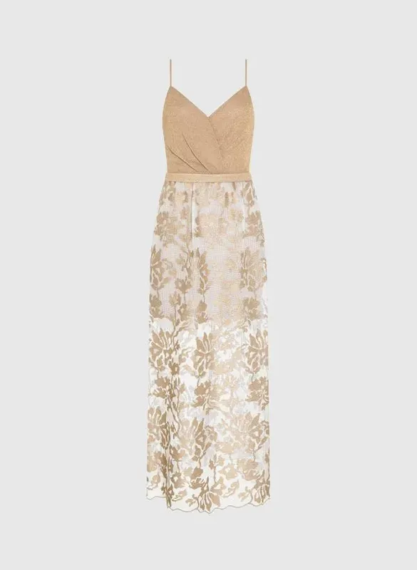 Vestido Vicky Gold Midi Bo.Bô Feminino 40