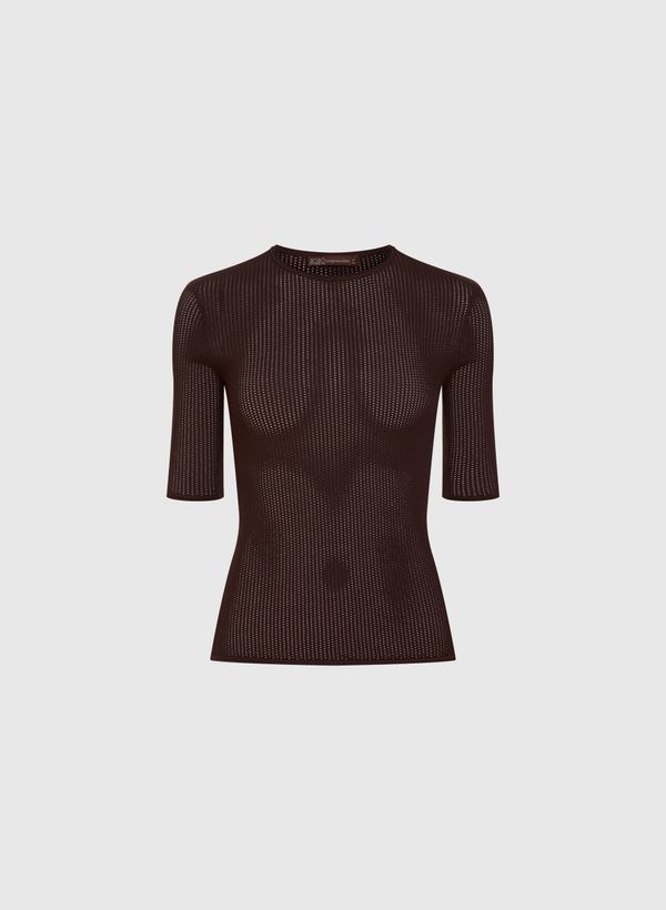 Blusa Helen Ganache Tricot Bo.Bô Feminina G