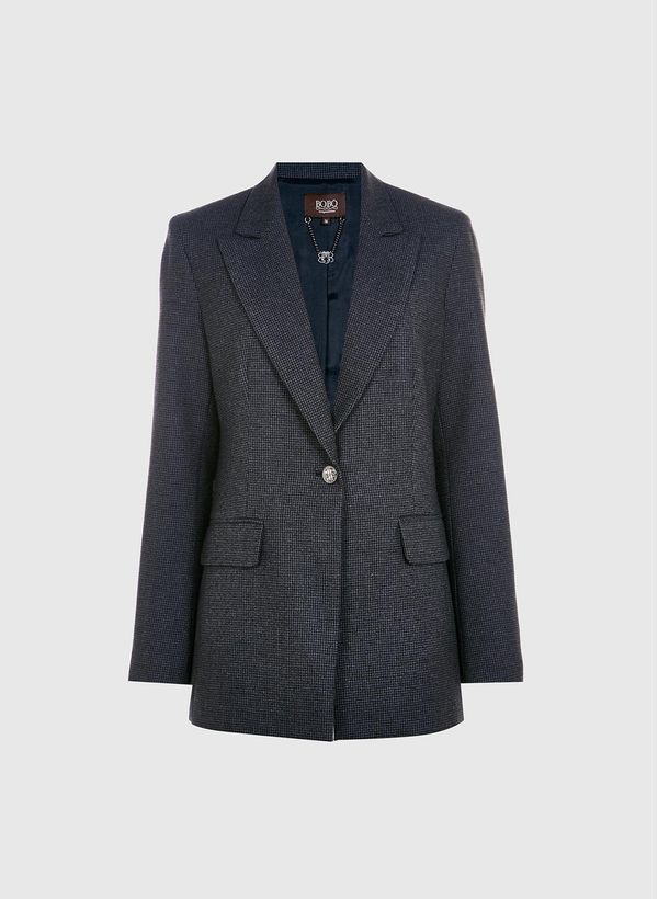 Blazer Mary Xadrez Bo.Bô Feminino 50