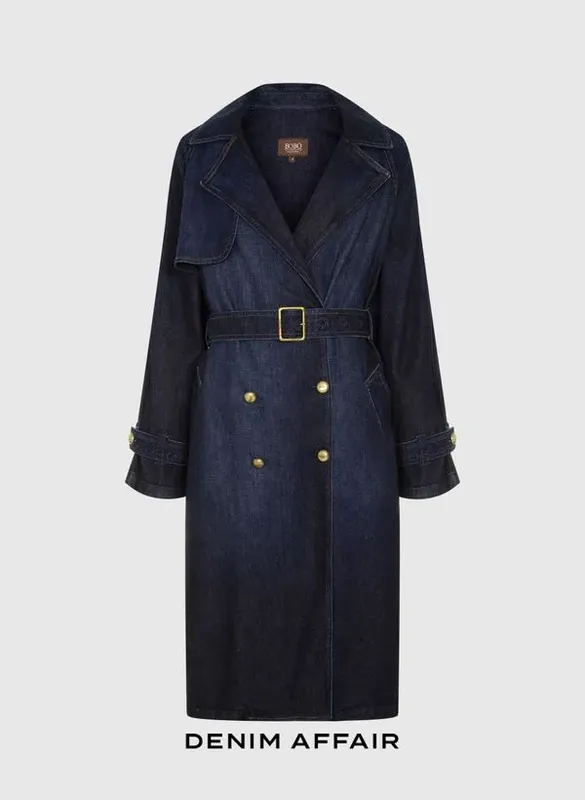 Trench Coat Helen Dark Blue Bo.Bô Feminino 40
