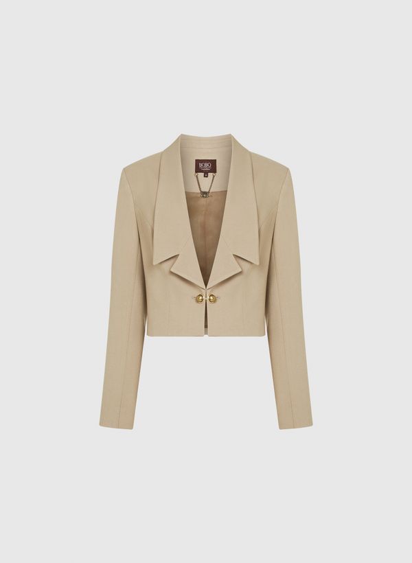 Blazer Bia Twill Caqui Bo.Bô Feminino 38