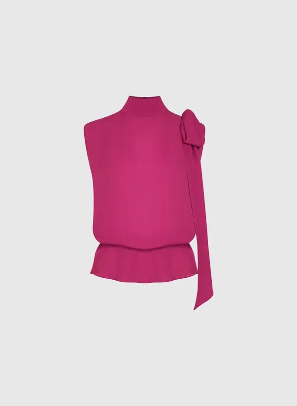 Blusa Nicola Pink Seda Bo.Bô Feminina 50