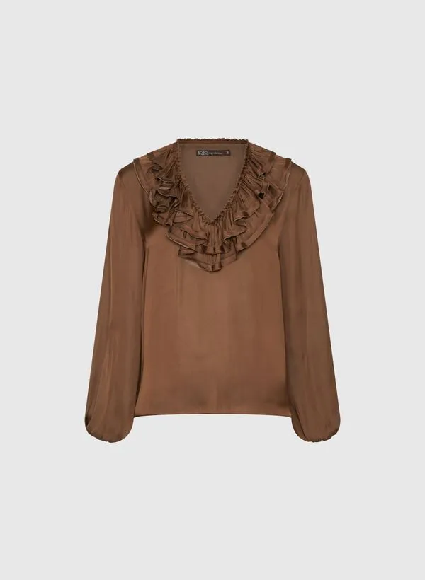 Blusa Cyrele Cocoa Bo.Bô Feminina 36