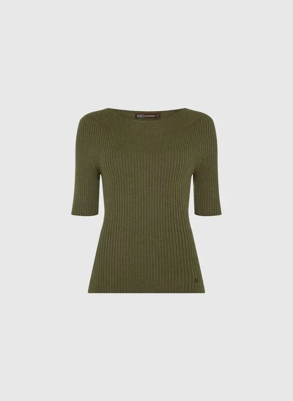 Blusa Charli Army Green Tricot Bo.Bô Feminina P