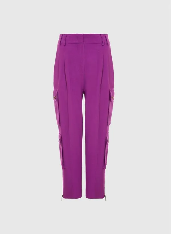 Calça Arles Bolso Duplo Roxo Bo.Bô Feminino 38