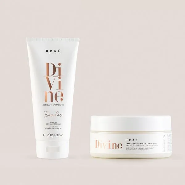 KIT Divine Leave-in 10 em 1 + Máscara 200g