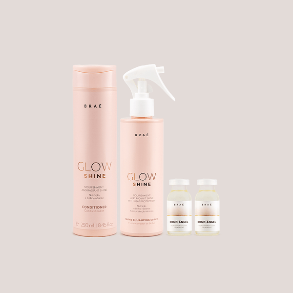 Kit Brilho Espelhado - Hidratação Profunda, Brilho e Maciez Kit Shine Reset Brilho e Maciez