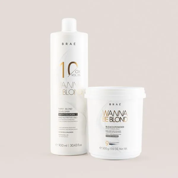 kit Pó Descolorante e 10 Vol Ox 900ml