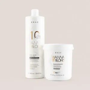 kit Pó Descolorante e 10 Vol Ox 900ml