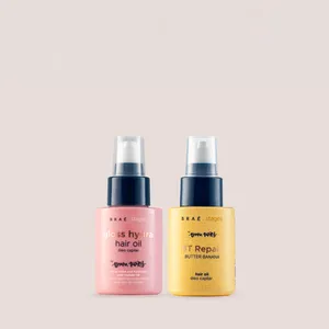 Kit Braé Stages by Bruna Tavares Óleo Gloss Hydra + Óleo Condicionante Repair Butter Banana 60ml