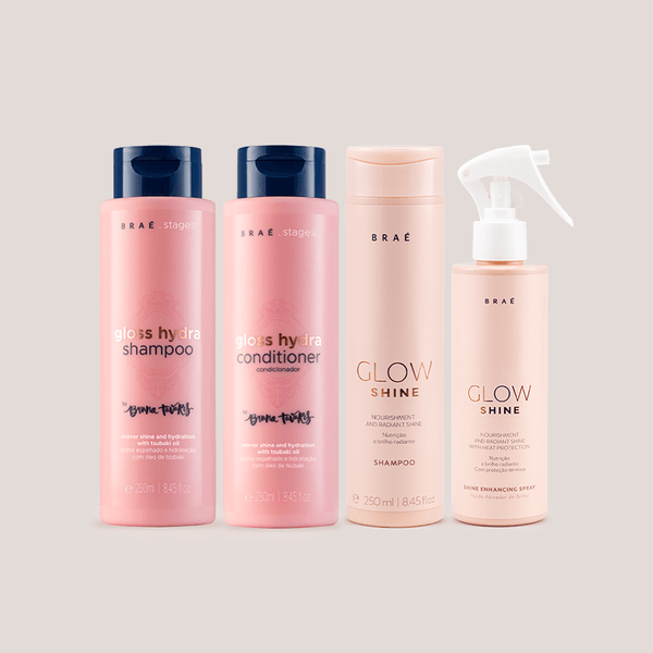 Kit Efeito Gloss Kit Glow Addiction - Brilho Intenso