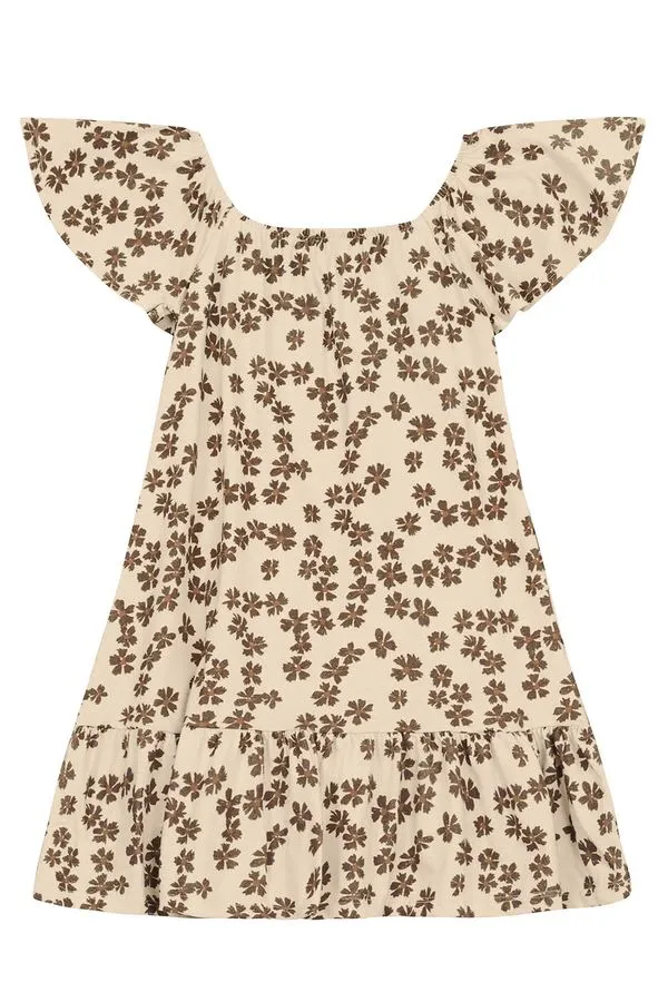 Vestido infantil menina com flores Brandili - 10