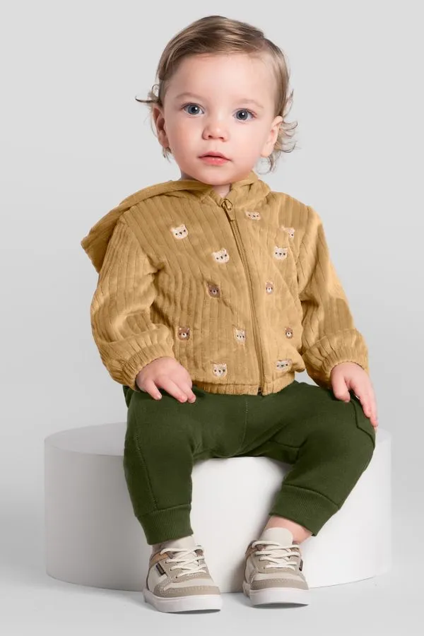 Conjunto bebê menino de ursinhos Mundi -P