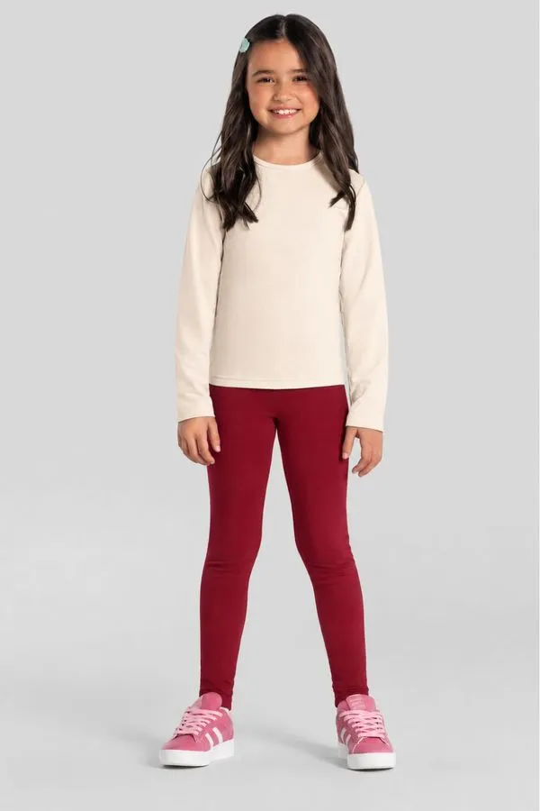Calça legging térmica infantil unissex leve Brandili - 3