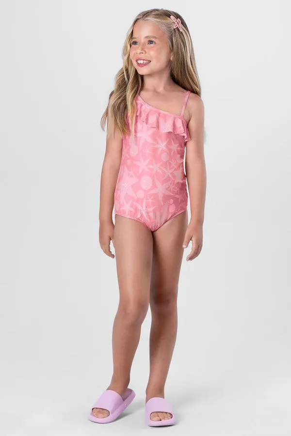 Maiô em malha UV infantil menina Brandili - 8