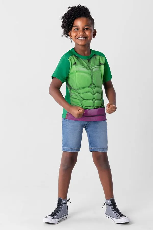 Camiseta Marvel Avengers infantil menino Brandili - 4